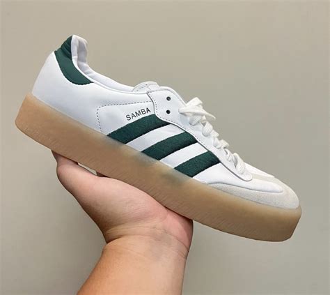 adidas samba grün plateau|adidas samba sneakers.